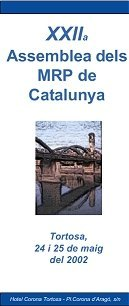 Cartell XXII Assemblea dels MRP de Catalunya · Tortosa 2002
